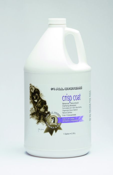 Producto profesional #1 All Systems Crisp Coat Shampoo para grooming técnico