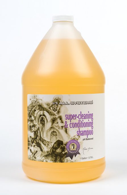 Champú profesional #1 All Systems Super Cleaning & Conditioning para cosmética canina técnica